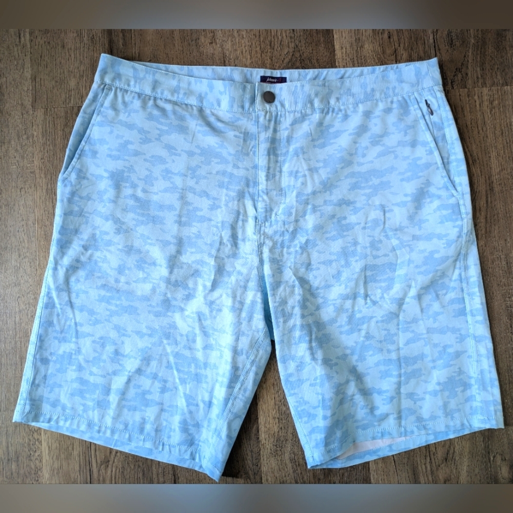 johnnie-O No Man Left Behind Camo Hybrid Shorts Sz 38 - Picture 3 of 6
